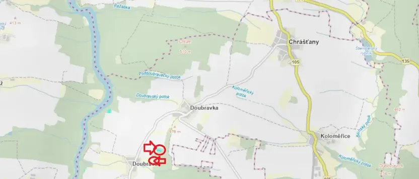 Prodej lesa, Chrášťany, 2788 m2