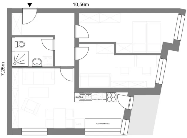Prodej bytu 3+kk, Jablonec nad Nisou, Krkonošská, 63 m2