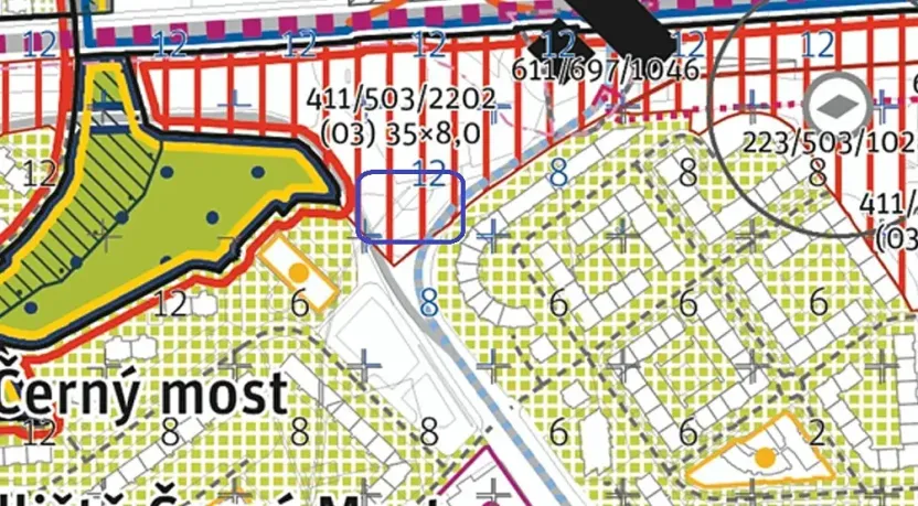 Prodej pozemku pro bydlení, Praha - Černý Most, 1161 m2