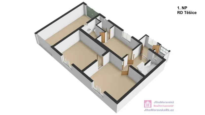 Prodej rodinného domu, Mikulčice - Těšice, 148 m2
