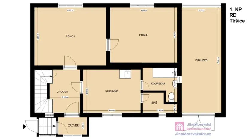 Prodej rodinného domu, Mikulčice - Těšice, 148 m2