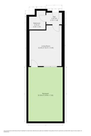 Pronájem bytu 1+kk, Praha - Vysočany, Gerstelova, 33 m2