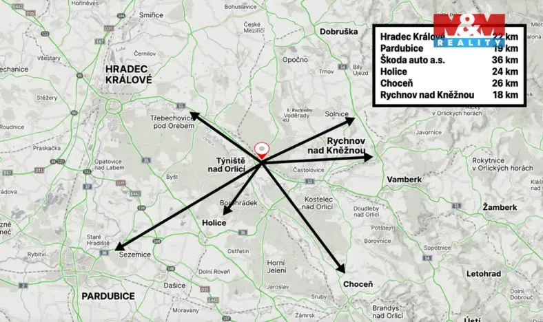 Prodej bytu 2+1, Týniště nad Orlicí, Okružní, 44 m2