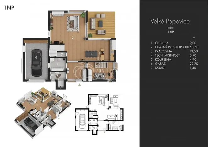 Prodej rodinného domu, Velké Popovice, 190 m2