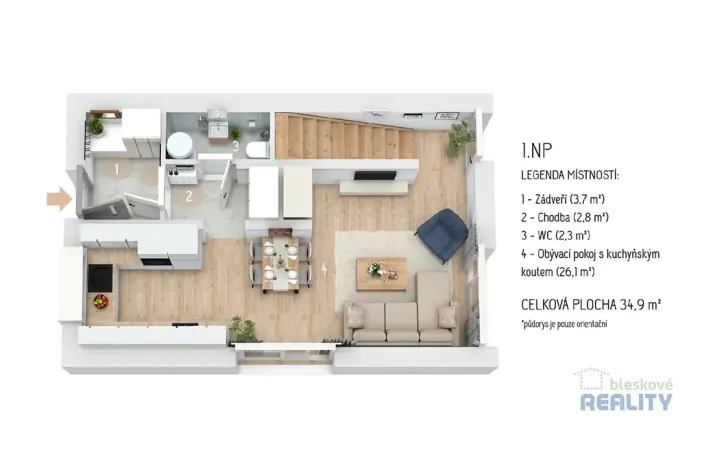 Prodej rodinného domu, Kutná Hora, Vavřinecká, 71 m2