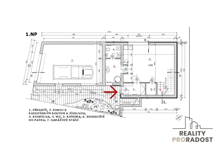 Pronájem rodinného domu, Brno, Preslova, 107 m2