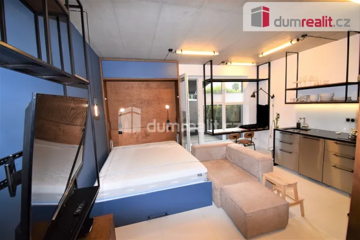 Pronájem bytu 1+kk, Praha - Michle, Hadovitá, 47 m2
