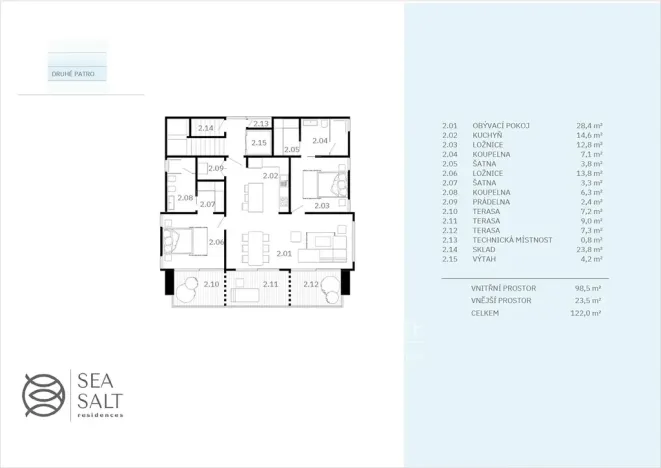 Prodej bytu 3+kk, West Bay, Honduras, 171 m2