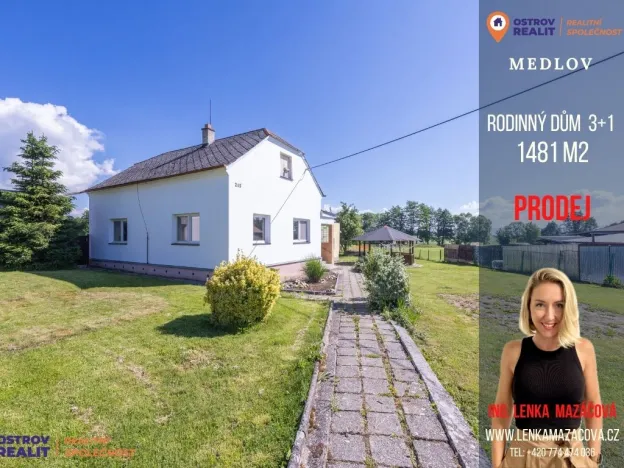 Prodej rodinného domu, Medlov, 87 m2