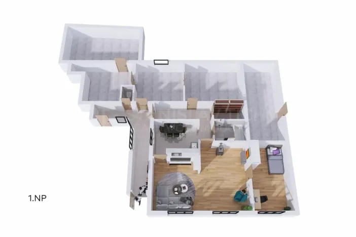 Prodej bytu 3+1, Nová Sídla, 92 m2
