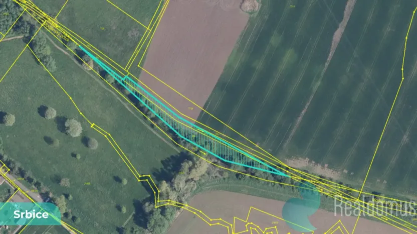 Prodej podílu 2/15 louky, Teplice - Trnovany, 2554 m2