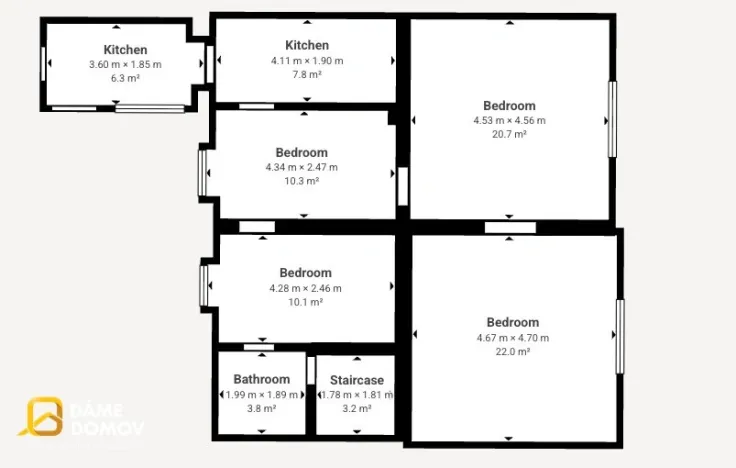 Prodej rodinného domu, Otrokovice, 96 m2