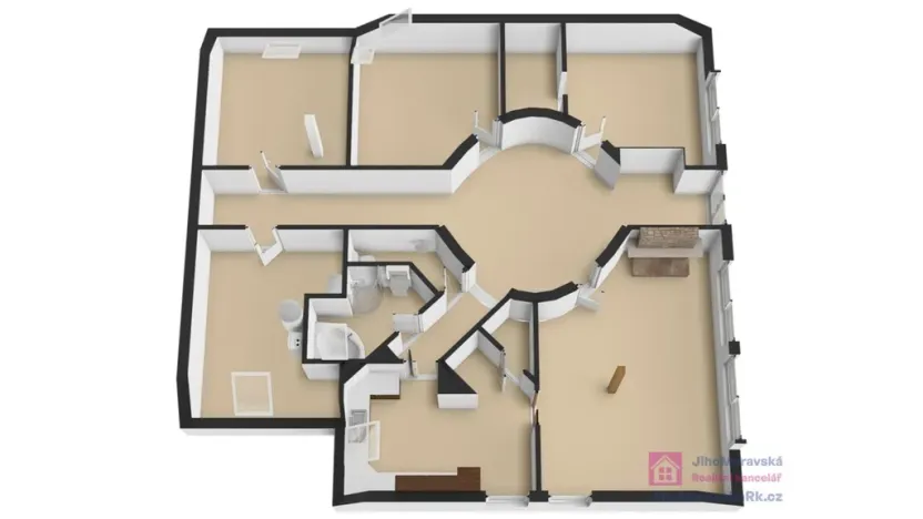Pronájem bytu 5+1, Vracov, náměstí Míru, 233 m2