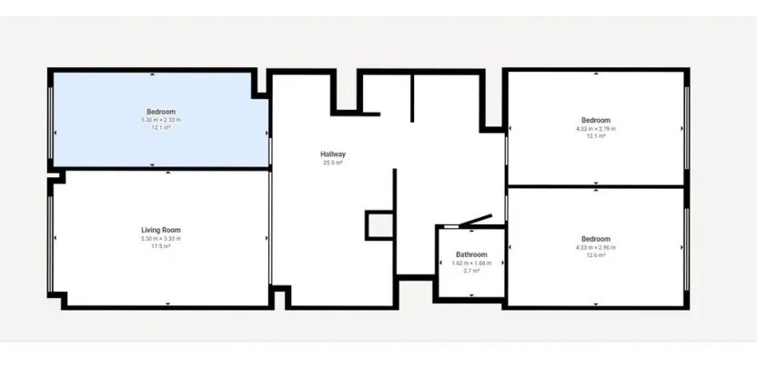 Pronájem bytu 4+kk, Praha - Chodov, Zlešická, 85 m2