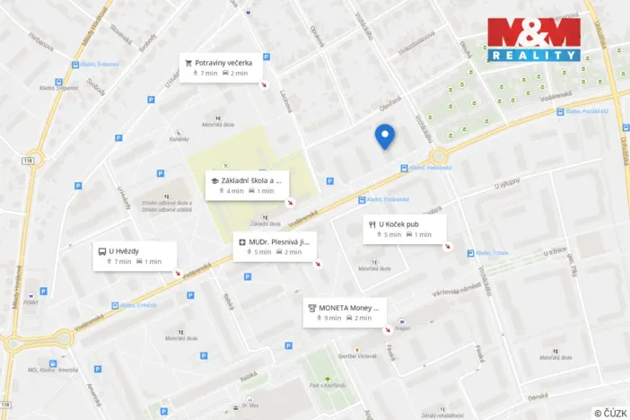 Prodej bytu 2+kk, Kladno - Kročehlavy, Vodárenská, 37 m2