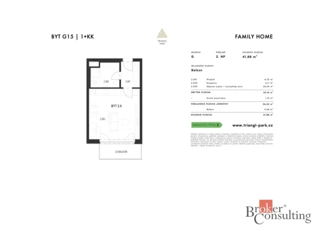 Prodej bytu 1+kk, Plzeň - Jižní Předměstí, Měděná, 41 m2