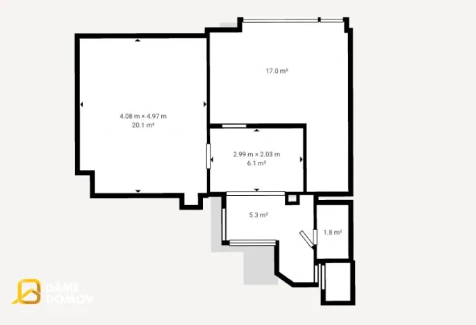 Pronájem obchodního prostoru, Zlín, Sadová, 77 m2