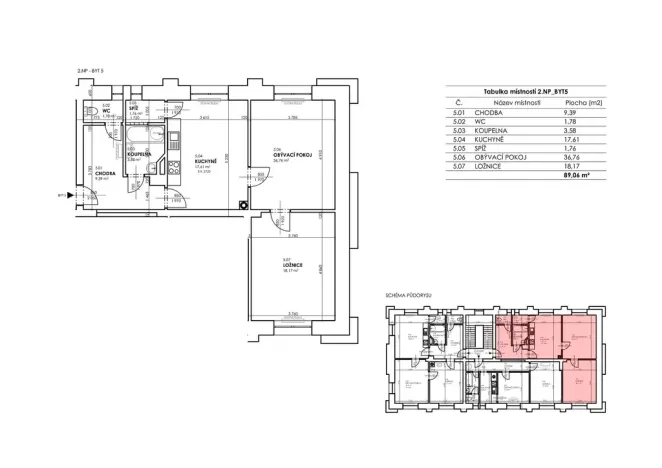 Pronájem bytu 3+kk, Holovousy, 89 m2