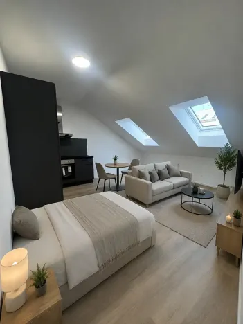 Pronájem bytu 1+kk, České Budějovice, Rudolfovská tř., 30 m2