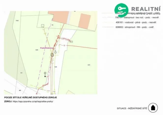 Prodej pozemku pro bydlení, Praha - Královice, Pod hradem, 426 m2