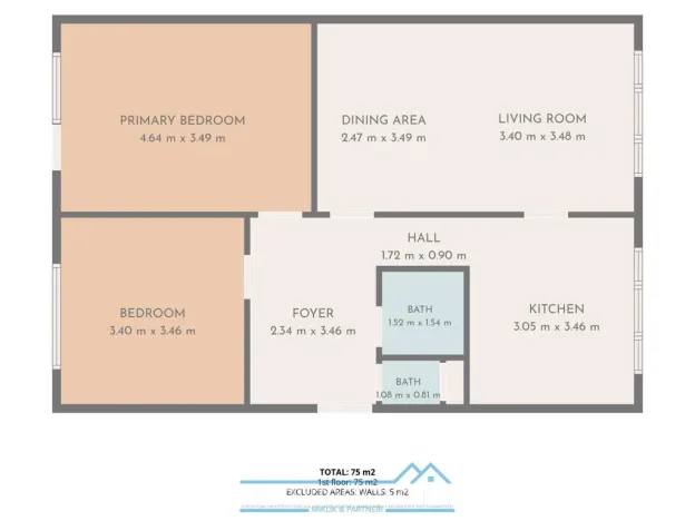 Prodej bytu 3+1, Hodonice, Sídliště, 71 m2