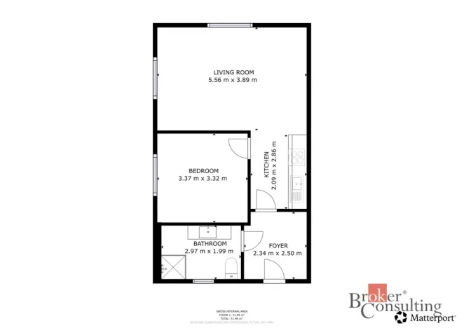 Pronájem bytu 2+kk, Vochov, 49 m2