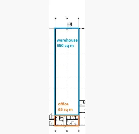 Pronájem skladu, Chrášťany, Za Tratí, 550 m2