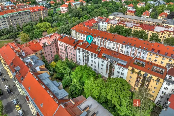 Prodej bytu 1+kk, Praha - Bubeneč, N. A. Někrasova, 50 m2
