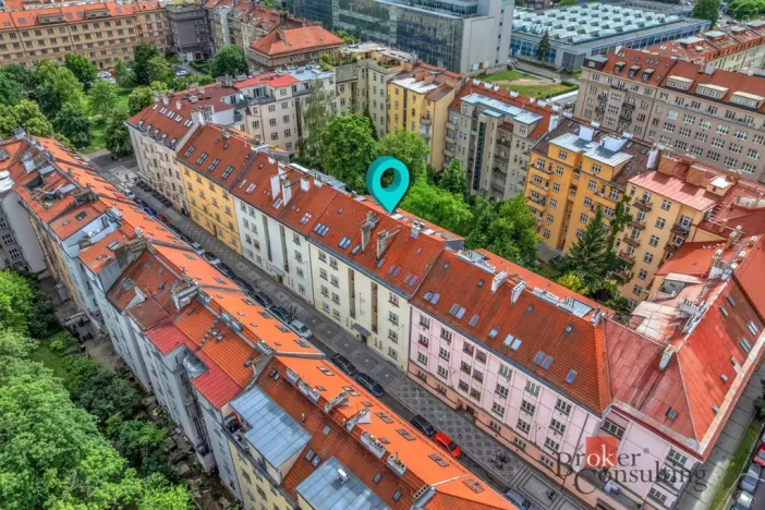 Prodej bytu 1+kk, Praha - Bubeneč, N. A. Někrasova, 50 m2