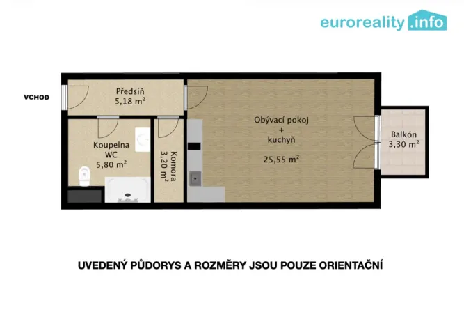 Prodej bytu 1+kk, Klatovy, Cibulkova, 40 m2