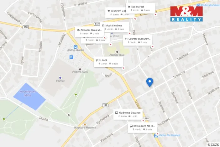 Pronájem komerční nemovitosti, Kladno - Kročehlavy, Kozinova, 22 m2