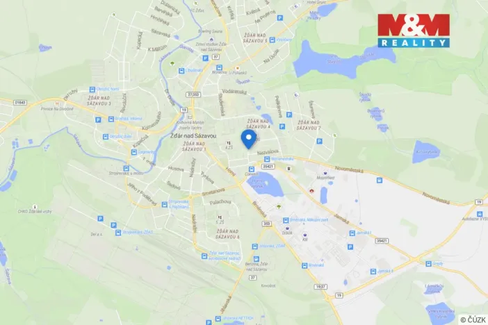 Pronájem bytu 2+kk, Žďár nad Sázavou - Žďár nad Sázavou 4, Vančurova, 51 m2