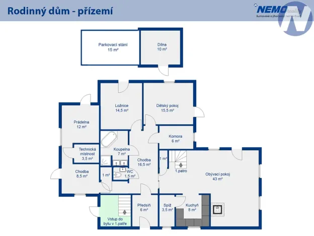 Prodej rodinného domu, Blatná, Hálova, 277 m2