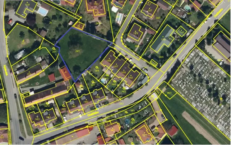 Prodej pozemku pro bydlení, Pardubice, 1188 m2