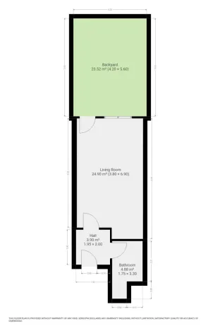 Pronájem bytu 1+kk, Praha - Vysočany, Gerstelova, 37 m2