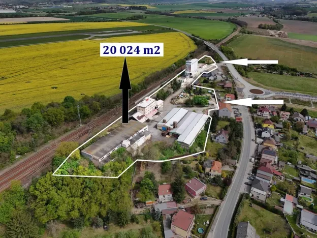 Prodej skladu, Hořovice, 4500 m2