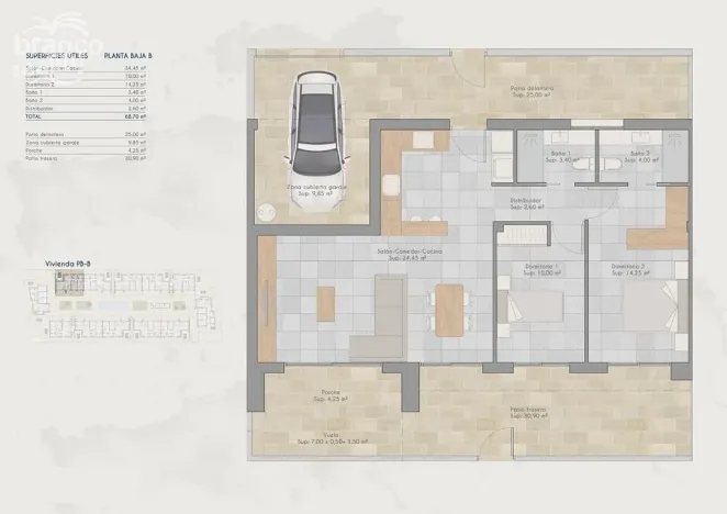 Prodej rodinného domu, Torre Pacheco, Murcia, Španělsko, 78 m2