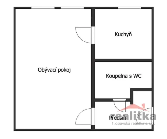 Pronájem bytu 1+1, Opava - Předměstí, Kylešovská, 32 m2