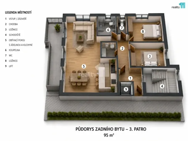 Prodej ubytování, Makarska, Ulica Mate Vladića, Chorvatsko, 71 m2