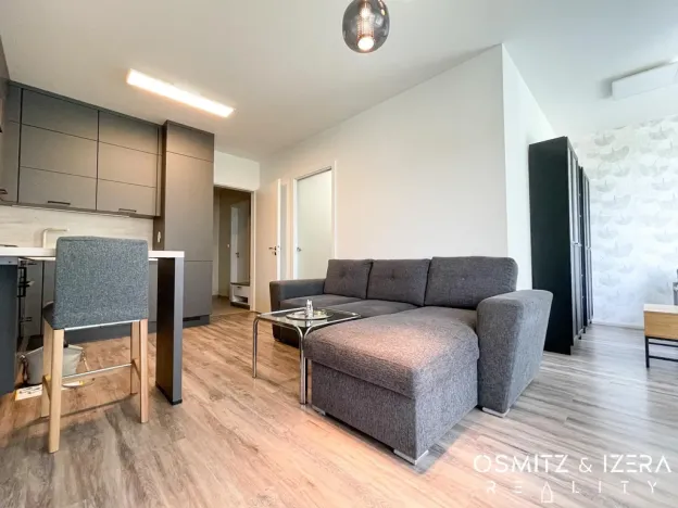 Pronájem bytu 1+kk, Praha - Hlubočepy, náměstí Olgy Scheinpflugové, 49 m2