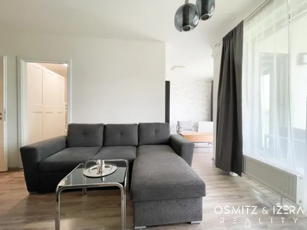 Pronájem bytu 1+kk, Praha - Hlubočepy, náměstí Olgy Scheinpflugové, 49 m2