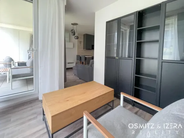 Pronájem bytu 1+kk, Praha - Hlubočepy, náměstí Olgy Scheinpflugové, 49 m2