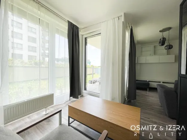 Pronájem bytu 1+kk, Praha - Hlubočepy, náměstí Olgy Scheinpflugové, 49 m2