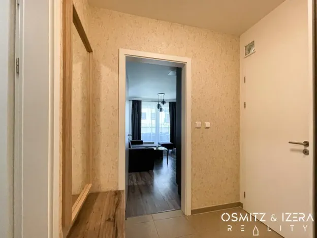 Pronájem bytu 1+kk, Praha - Hlubočepy, náměstí Olgy Scheinpflugové, 49 m2