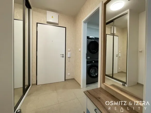 Pronájem bytu 1+kk, Praha - Hlubočepy, náměstí Olgy Scheinpflugové, 49 m2