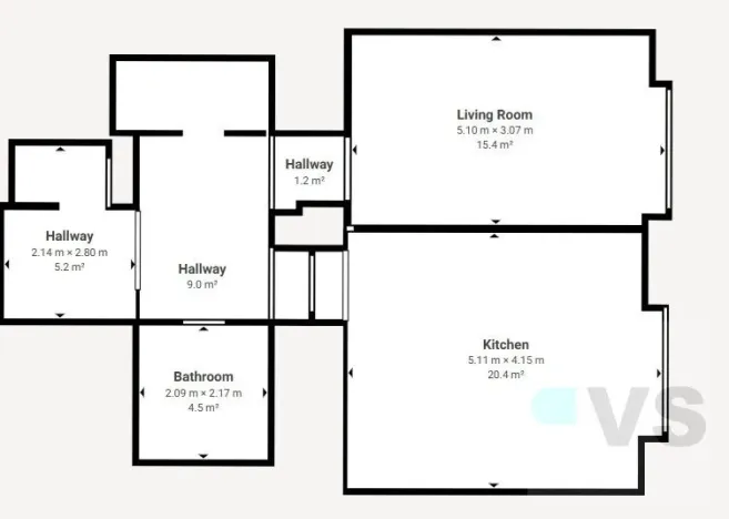 Pronájem bytu 2+kk, Praha, Evropská, 59 m2
