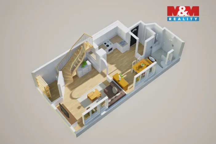 Prodej bytu 3+1, Teplice - Trnovany, Fügnerova, 76 m2