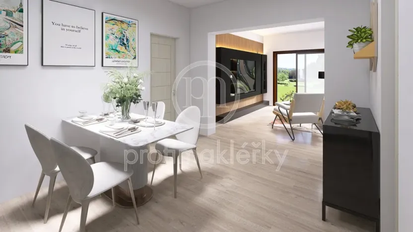 Prodej bytu 2+kk, Oslavany, Široká, 83 m2