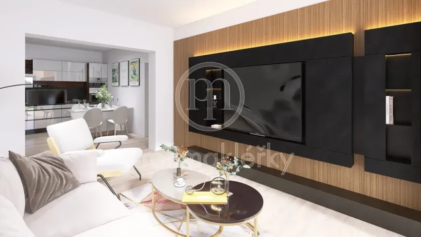 Prodej bytu 2+kk, Oslavany, Široká, 83 m2