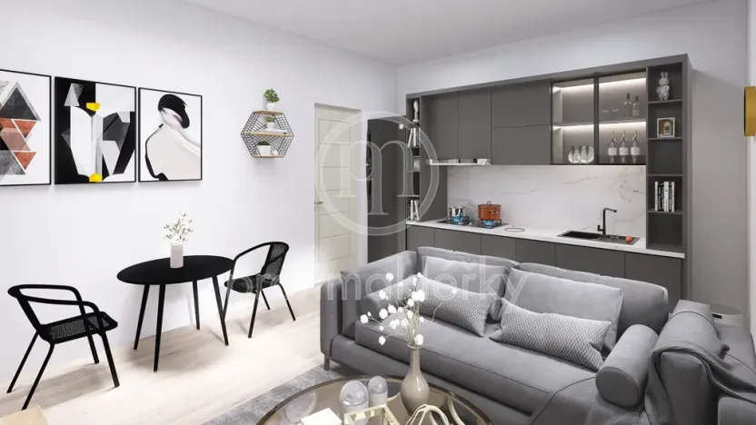 Prodej bytu 2+kk, Oslavany, Široká, 44 m2
